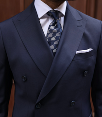 Navy Double-Breasted Suits 