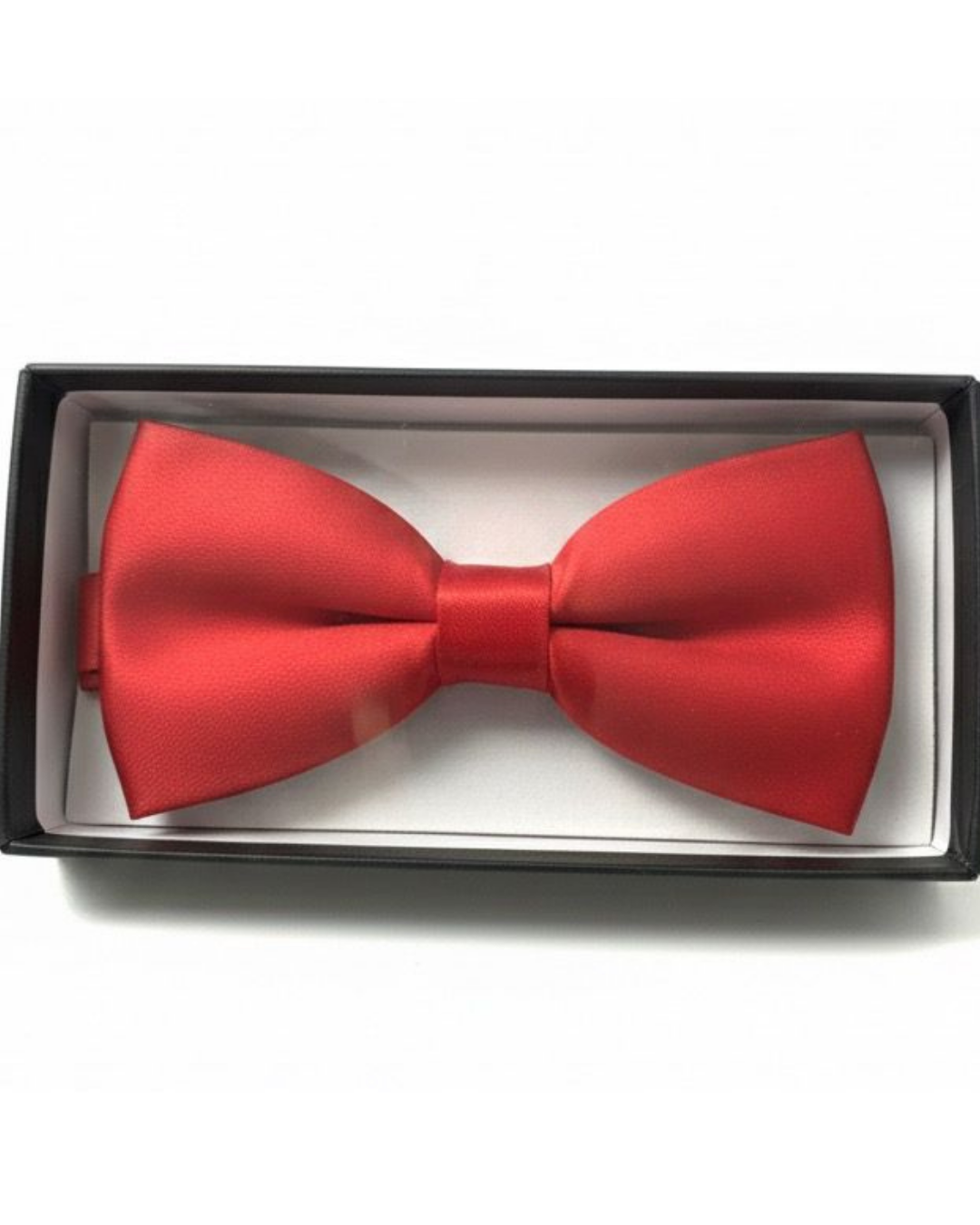 Red bow tie for men