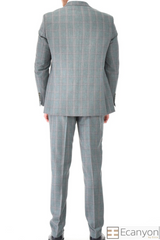 Green Plaid Burgundy Three Piece Suit, A timeless a green plaid burgundy design suit that can be styled up for special events or styled down for the office. The matching quality a green plaid burgundy design waistcoat and trousers are paired with a green plaid burgundy matched design jacket. You’ll love the patterned lining panels on this suit, especially the one in the jacket’s breast pocket which doubles up as a pocket square.Master Fit 3 Piece SUIT