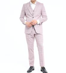 Pinky Blinders Linen Icnony - Linen Three Piece Suit