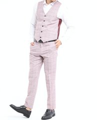 Pinky Blinders Linen Icnony - Linen Three Piece Suit